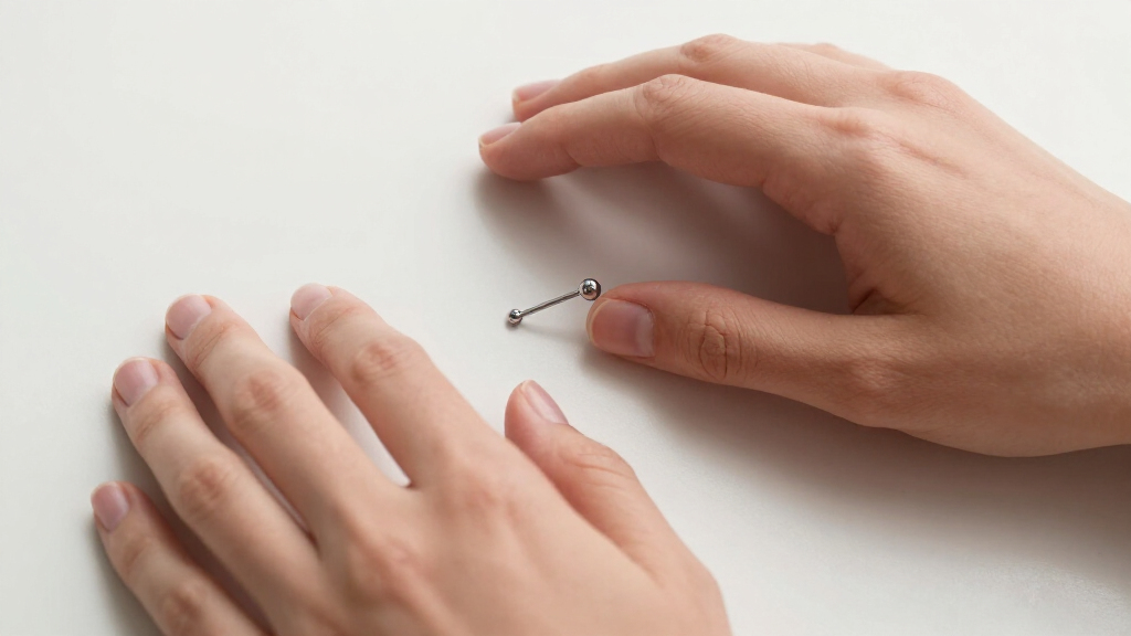 implant grade titanium tragus stud 16g 5mm