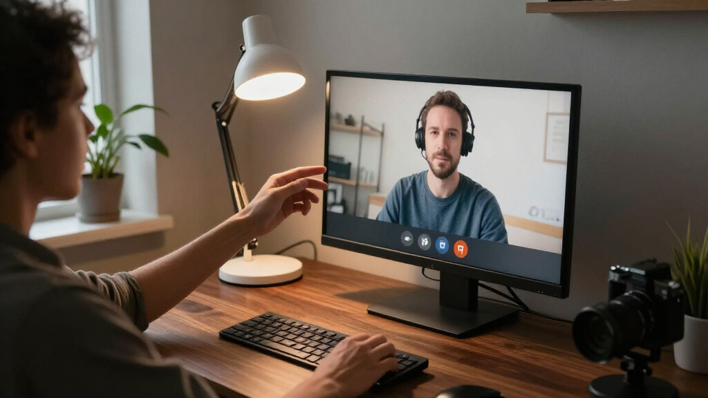 office lighting for video calls