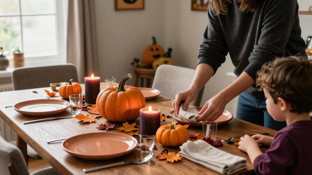 Halloween table decorations