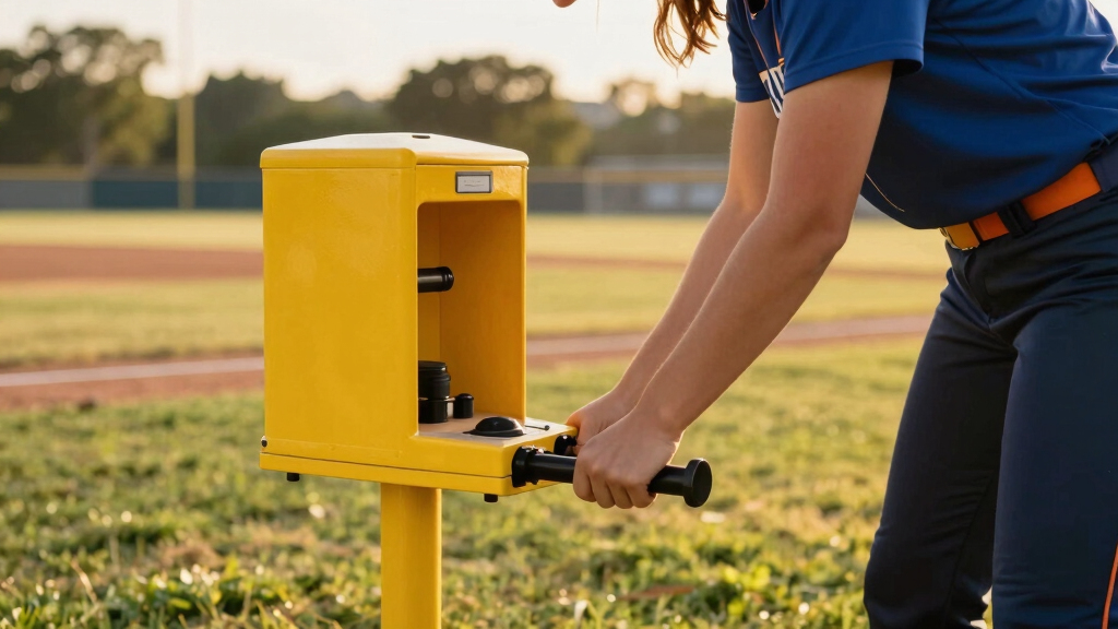 softball pitching machine
