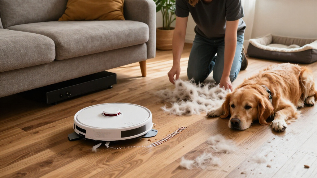 robot vacuum mop combos for pet hair
