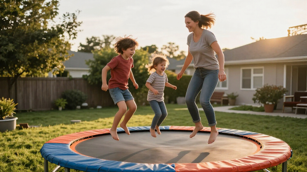 best trampoline for keeping kids active in one household
