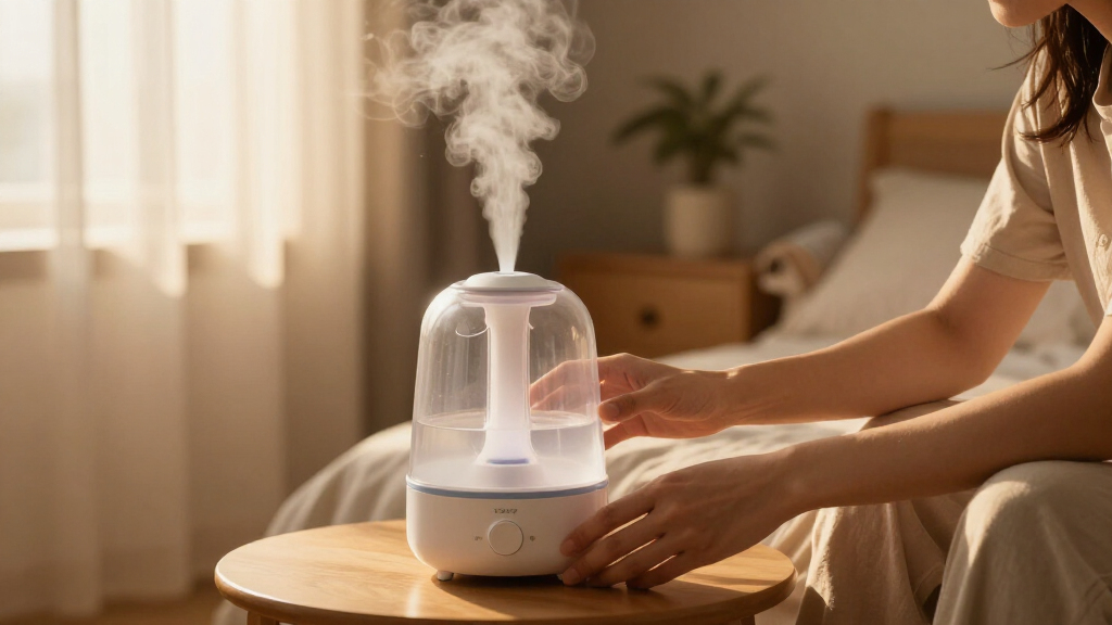 best bedroom humidifier with evaporative technology