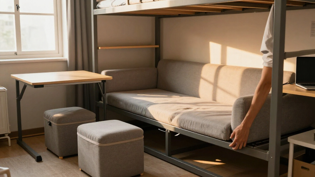 multifunctional dorm room furniture
