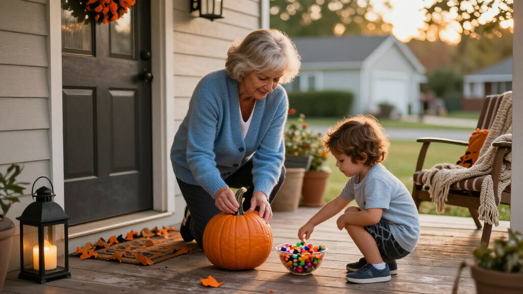 Halloween porch decorations for seniors