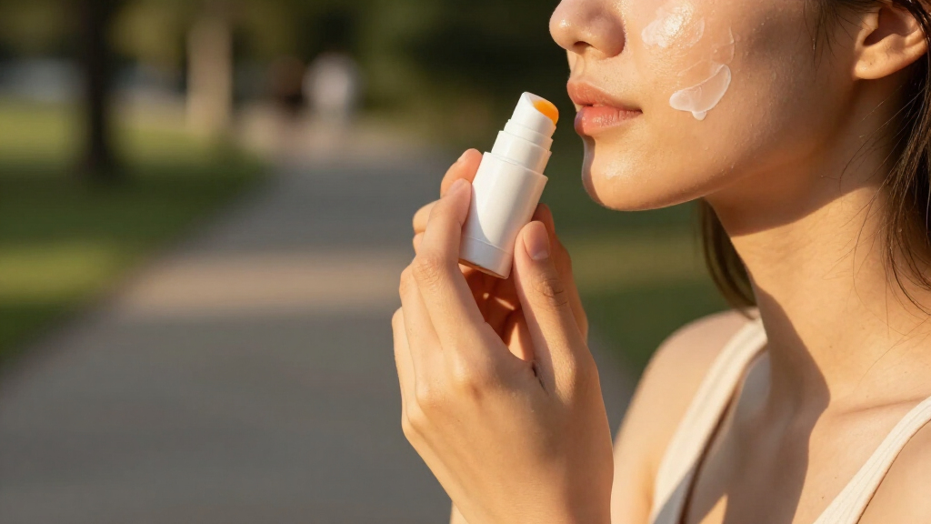zinc oxide sun stick men