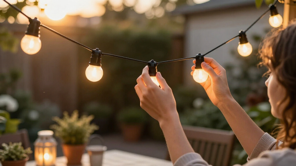 outdoor string lights