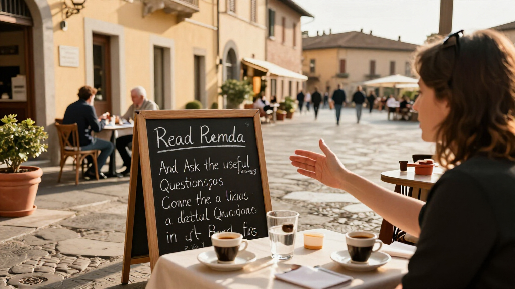 Read a menu like a local and ask the useful questions