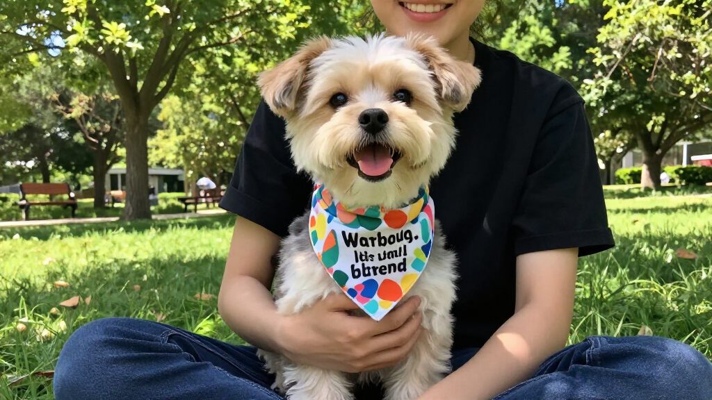 motivational quote dog bandanas