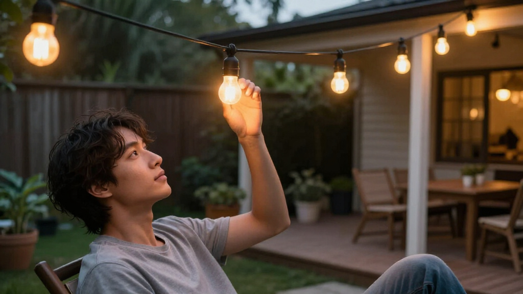 outdoor string lights commercial grade