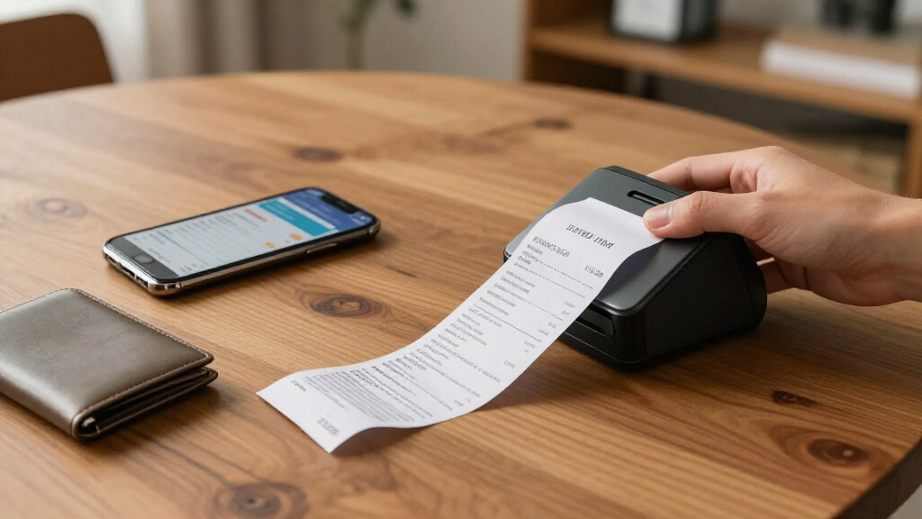 scanner for expense receipt management