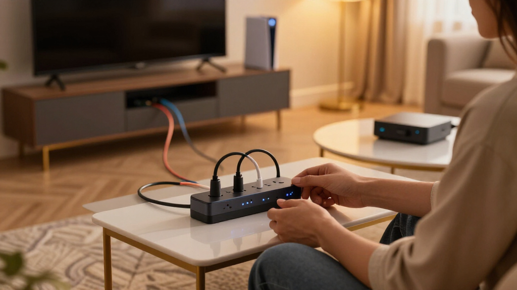 smart power strips for entertainment center