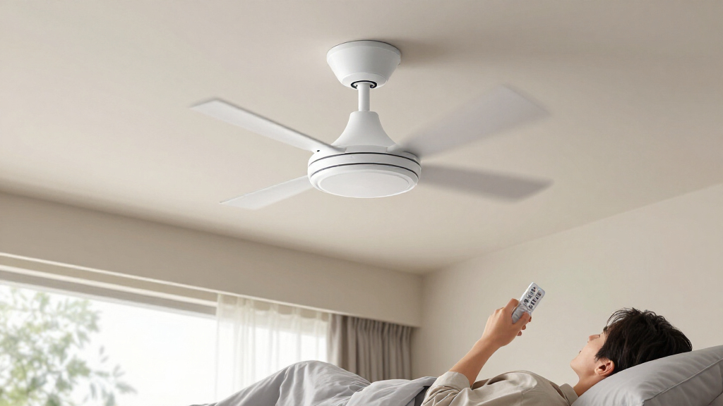 best smart ceiling fans for quiet bedroom cooling