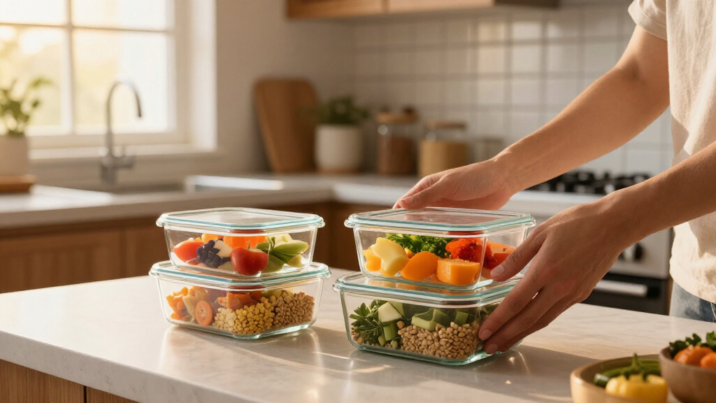 meal prep containers glass