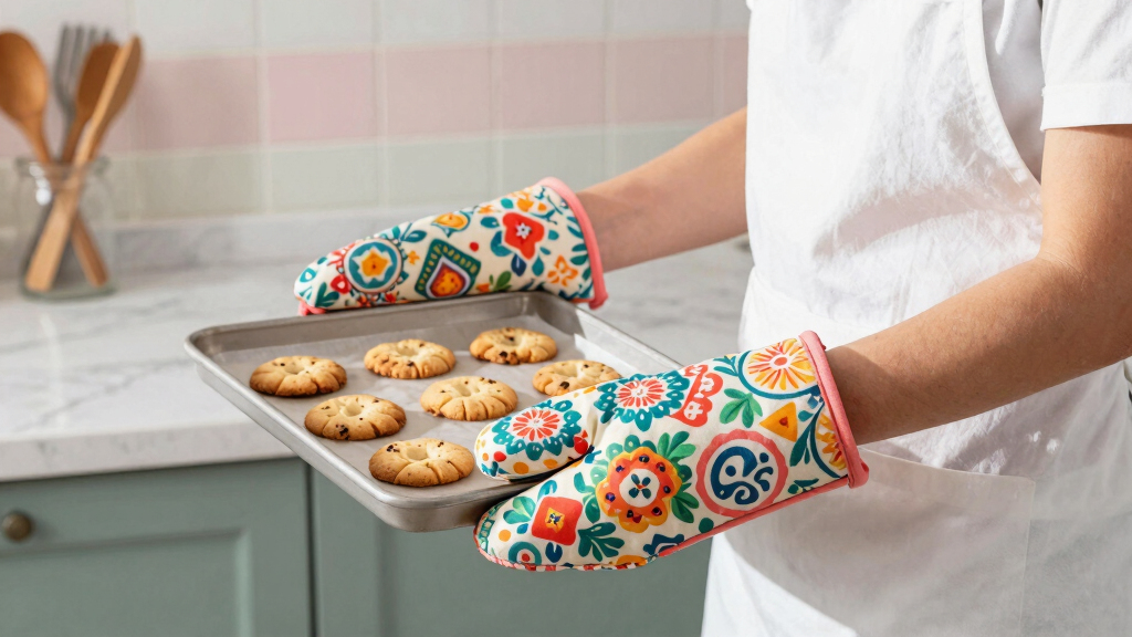 oven mitts with unique designs or patterns