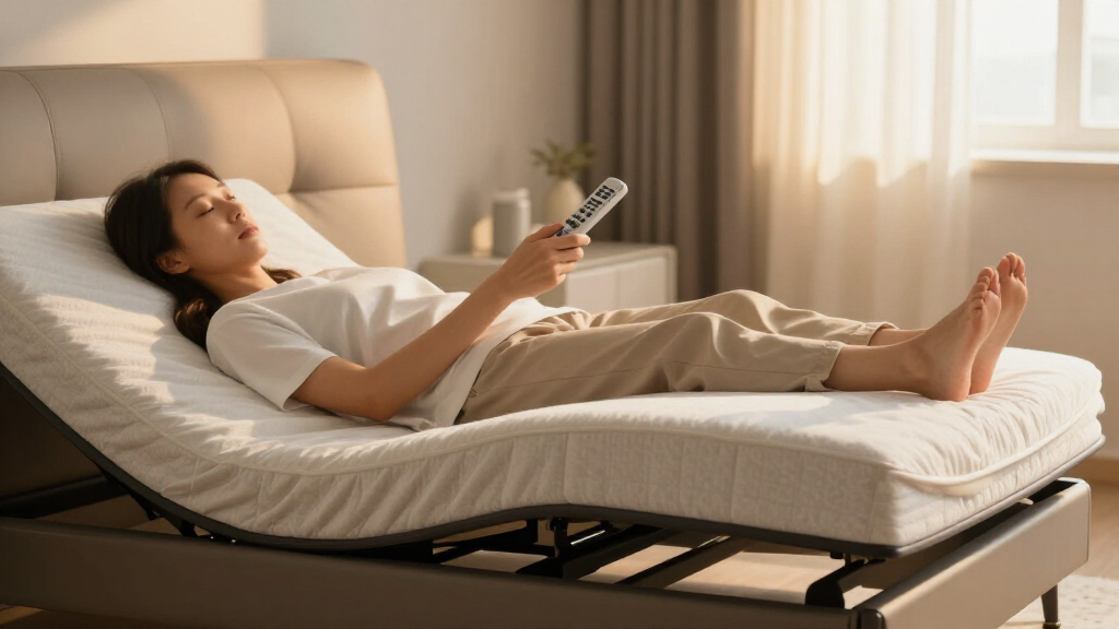 smart adjustable beds with lumbar support