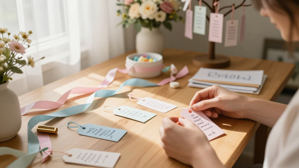 babyshower wishingtree tags