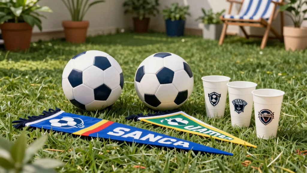 soccer fan outdoor party supplies