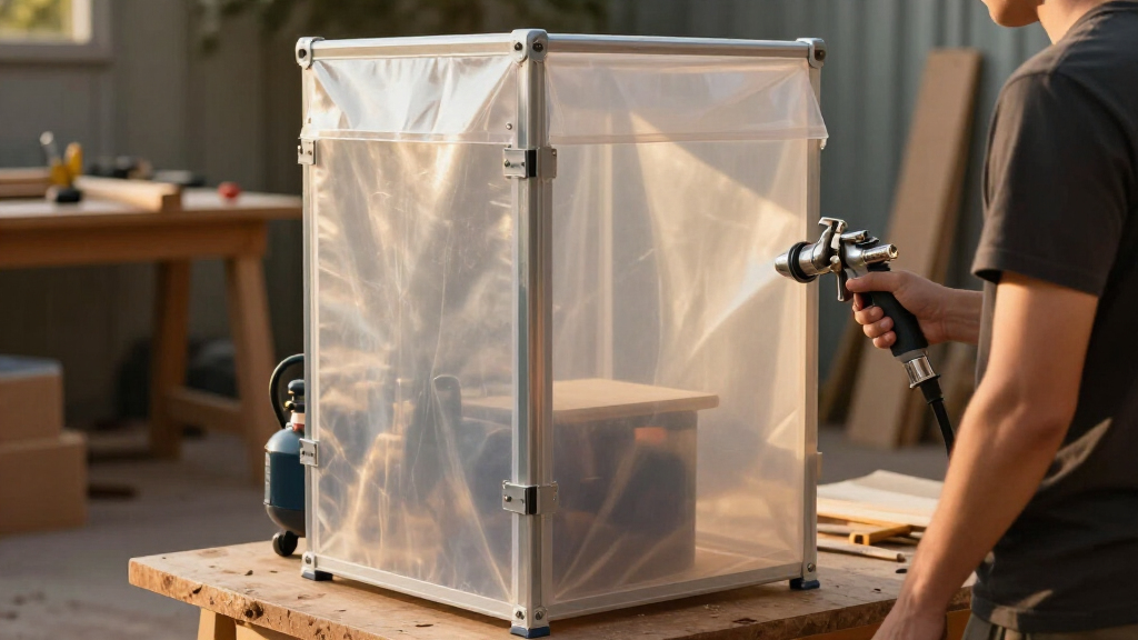 large portable spray booth for diy
