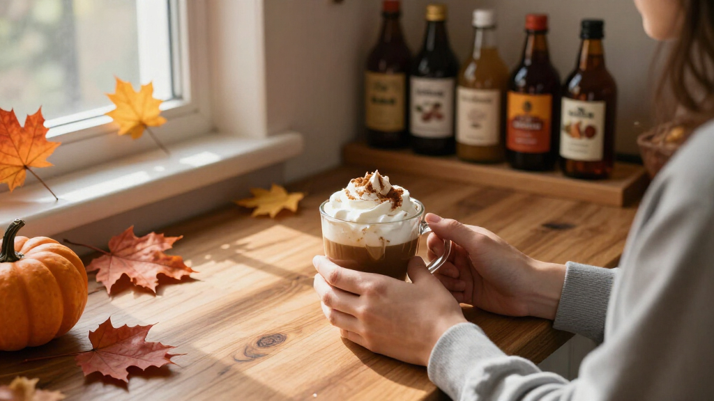 fall flavored coffee syrups