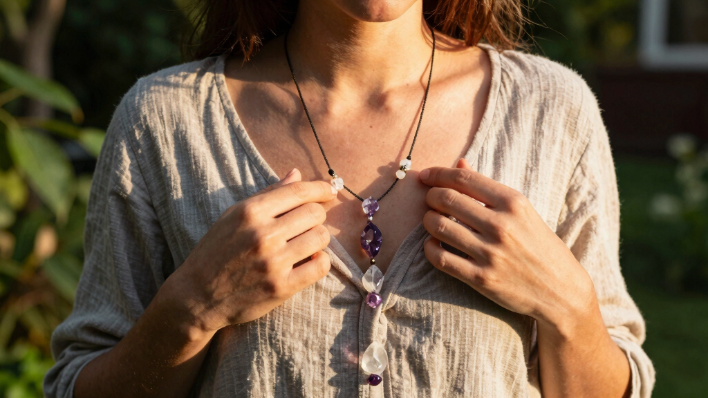 crystal healing jewelry