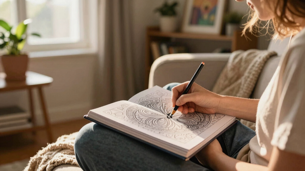 stress relief adult coloring books
