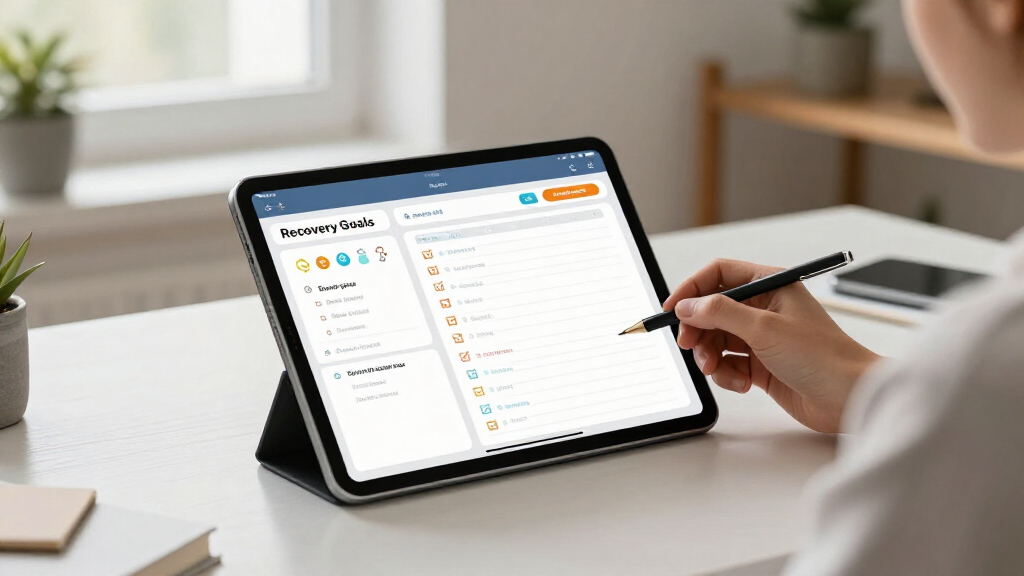 best digital notebooks for organizing recovery goals