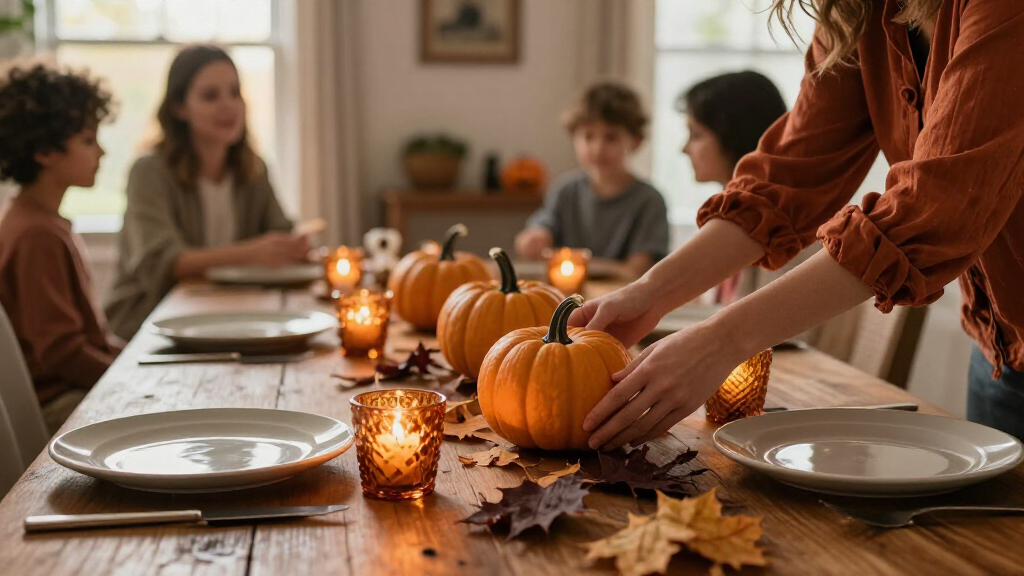 Halloween table decorations