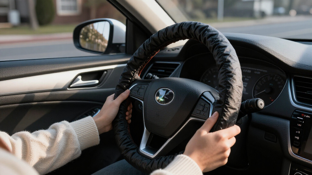 heated steering wheel cover 12v