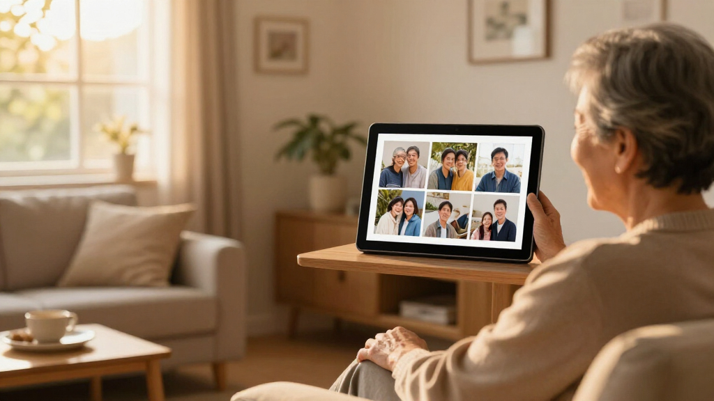 digital photo frame for grandparents