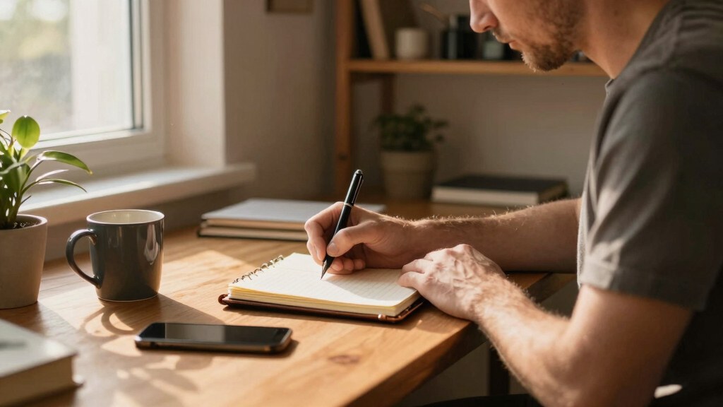 personal development journals for men