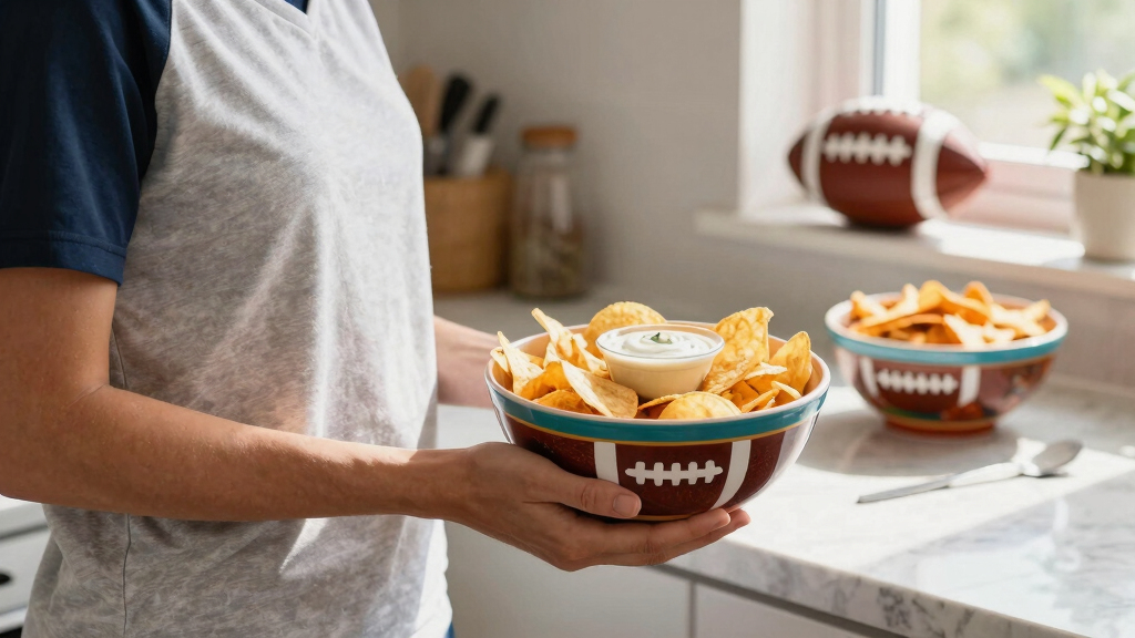 world cup themed snack bowls