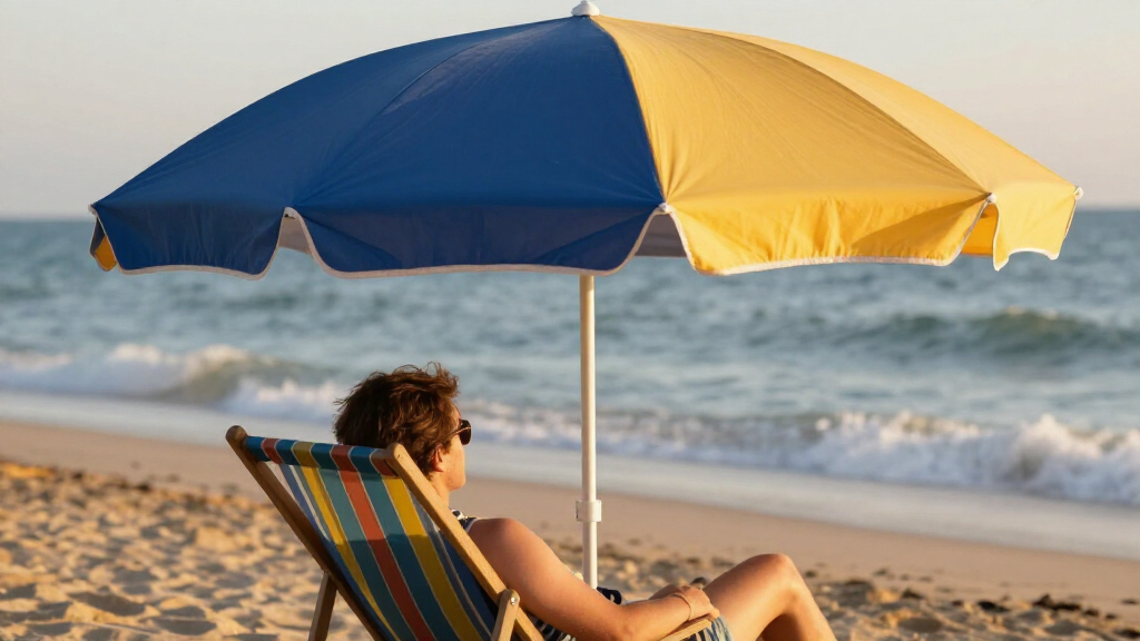 beach umbrellas