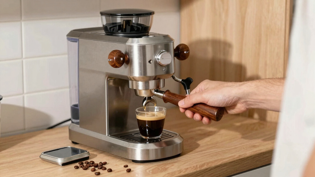 best lever espresso machine for low counter clearance