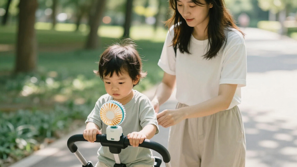 best clip on stroller fans for summer walks