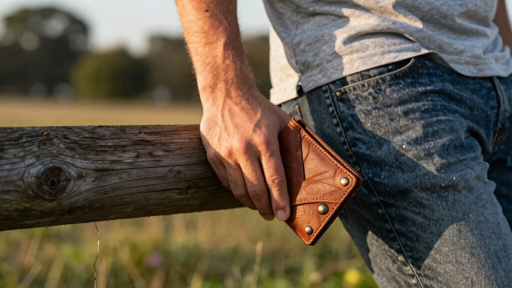 men's boho-inspired leather wallets