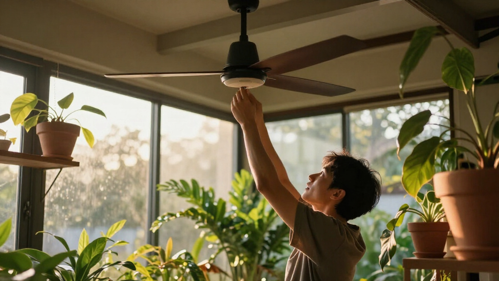 best ceiling mounted circulation fan for plant rooms