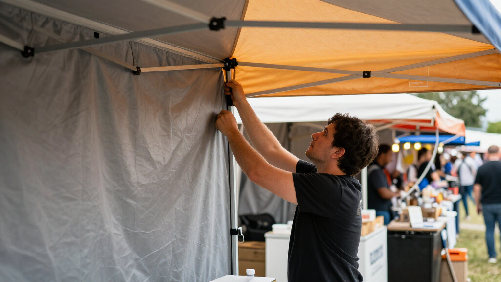 best canopy with sidewalls for concession trailer