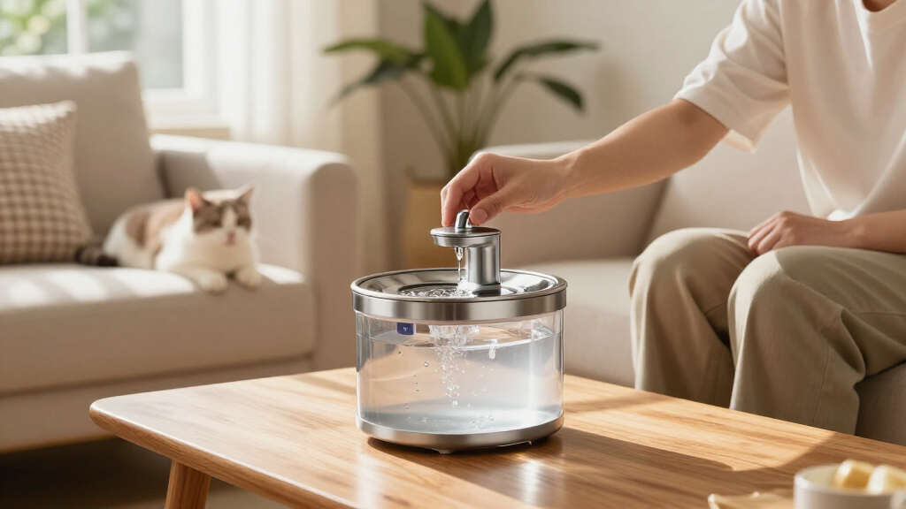 premium cat drinking fountains