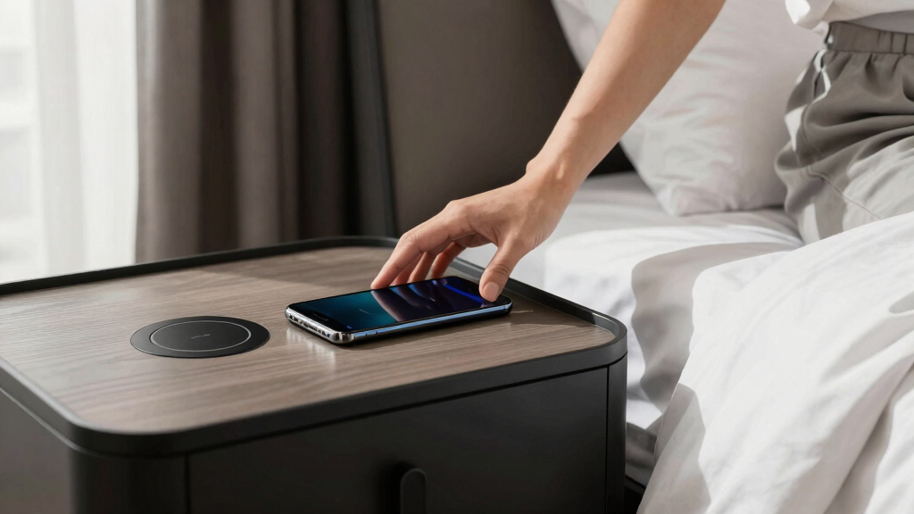 best luxury nightstand with wireless charging