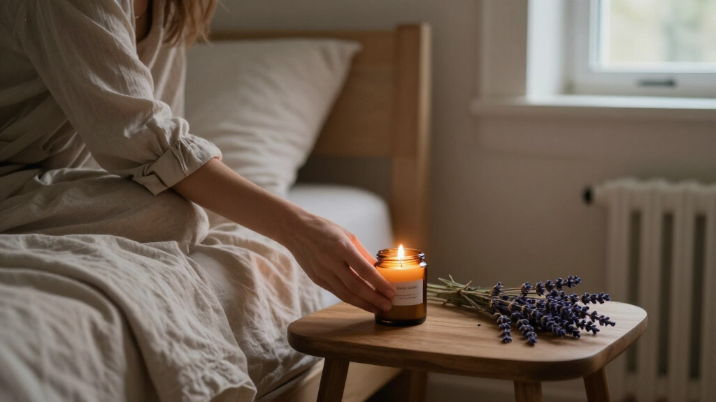 soy lavender sleep candle