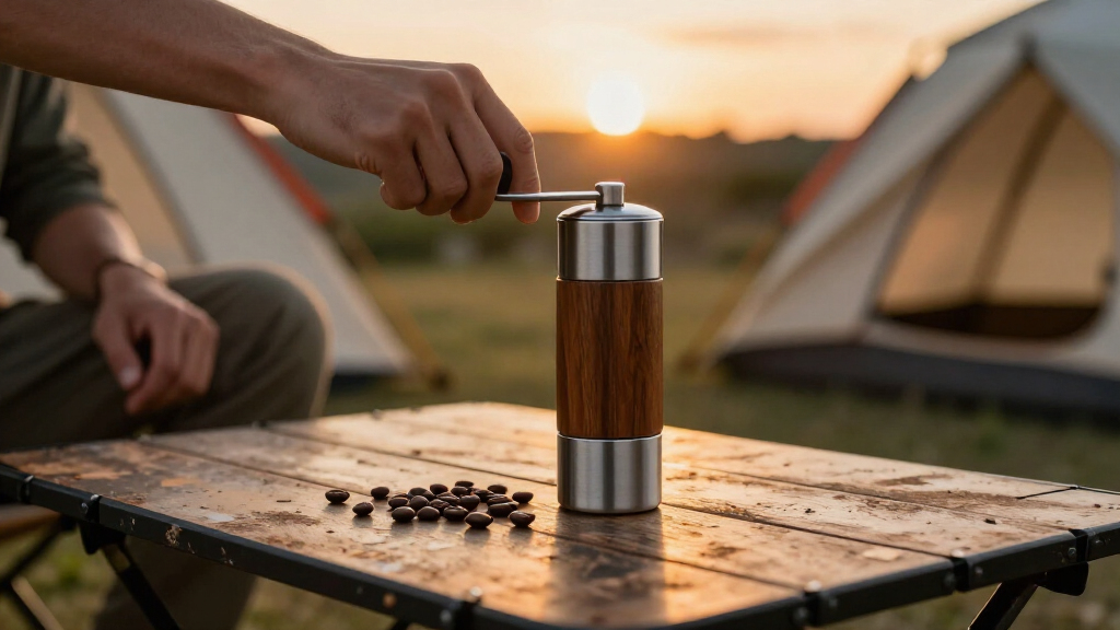best coffee grinders for camp coffee setups