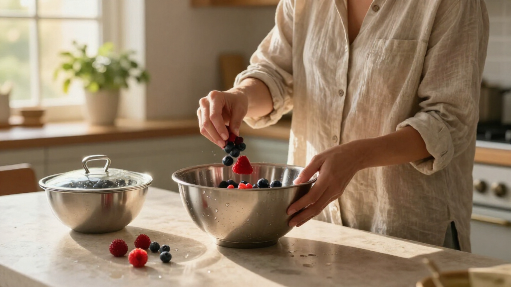 stainlesssteel mixing bowls with lids