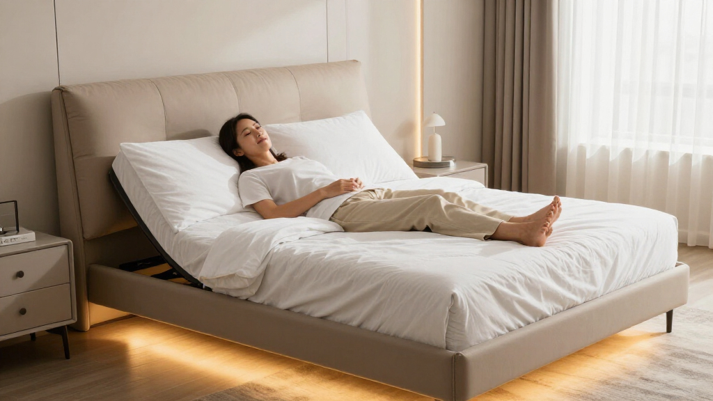 best adjustable beds with underbed lighting