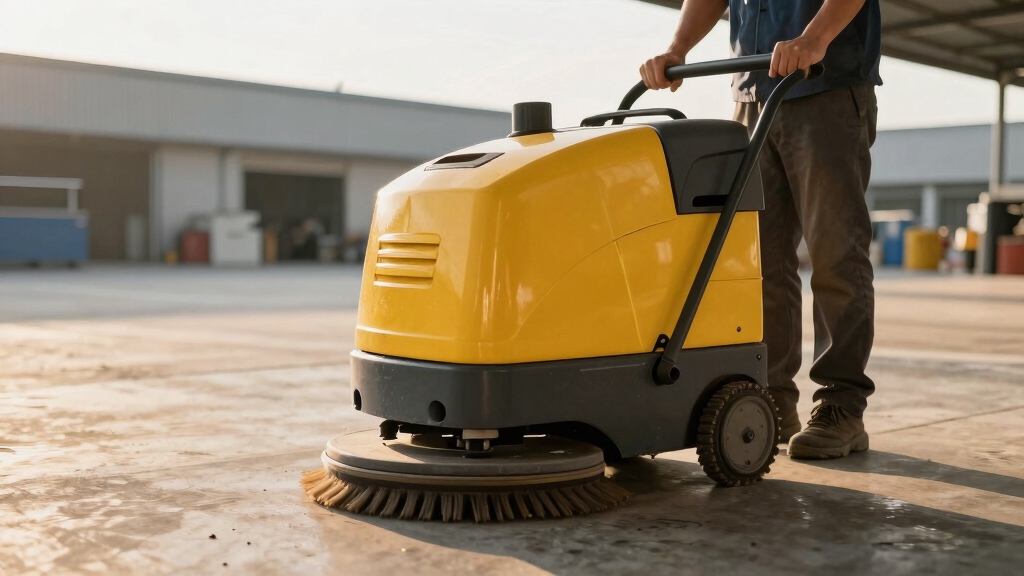 industrial floor scrubbers