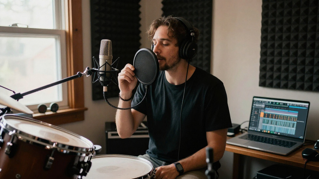 snare microphone for studio recording