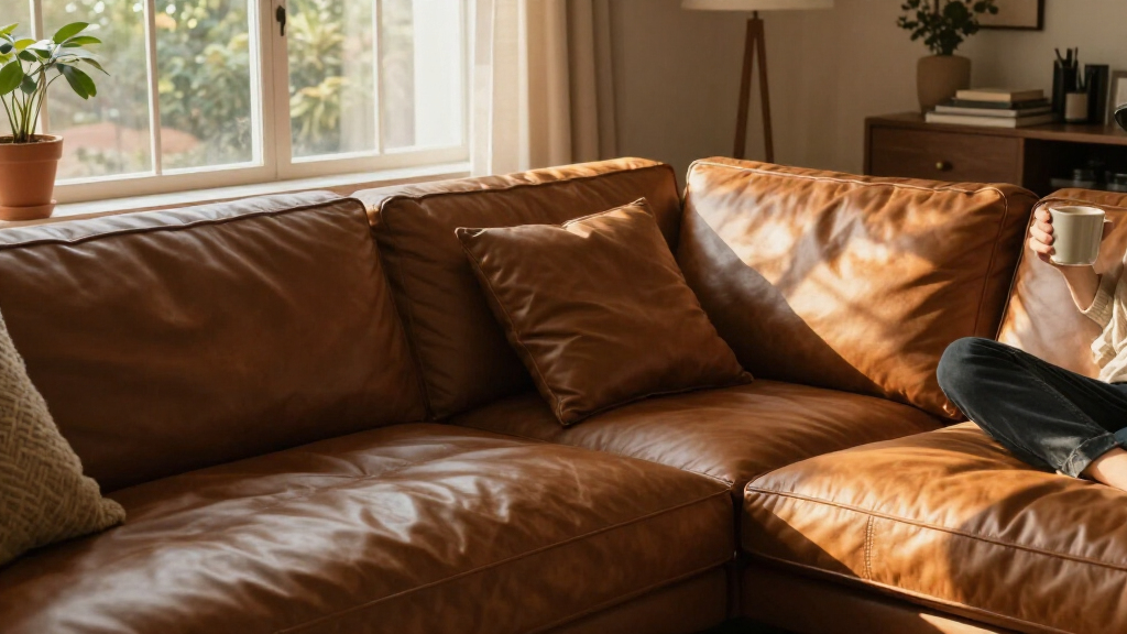 leather sectional sofa modular