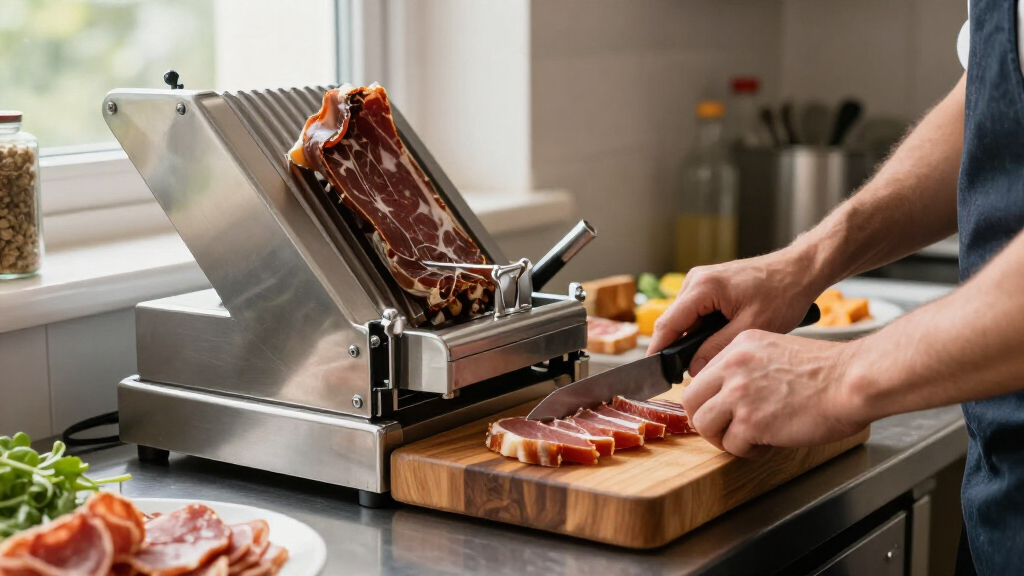 high ticket meat slicer deli grade for meal prep and hosting