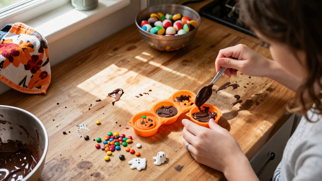 Halloween candy molds