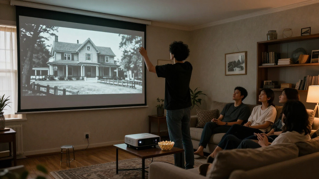 projector screens for ghost documentary nights